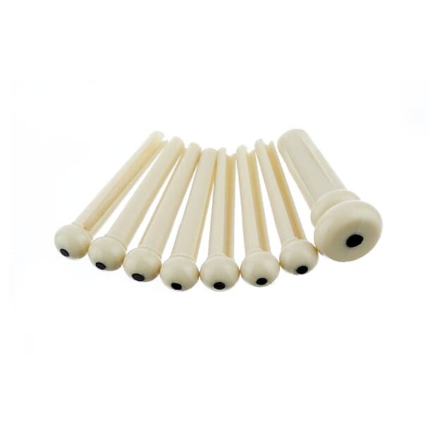 

Набор штифтов Fender Acoustic Bridge, цвет слоновой кости с черной точкой (7) Acoustic Bridge Pin Set, Ivory with Black Dot (7)