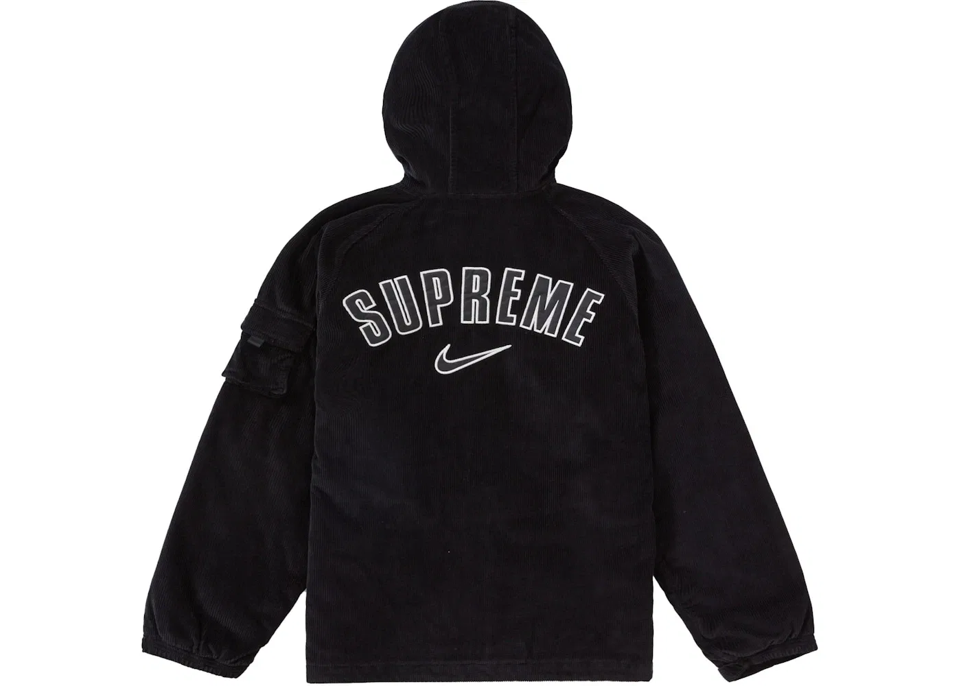 Мужская куртка из вельвета с капюшоном Arc Supreme Nike, Black