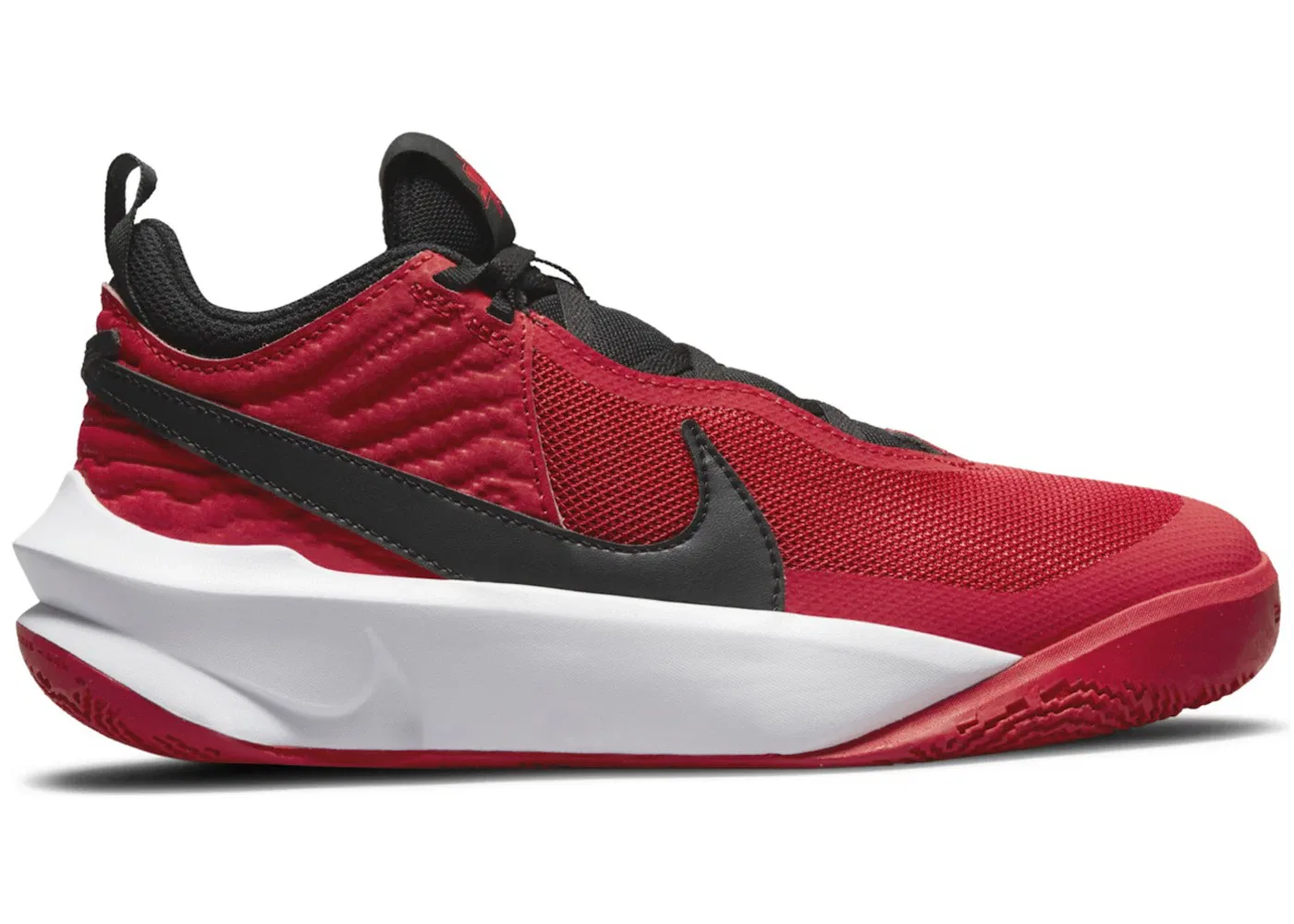 Детские кроссовки для повышения производительности Nike Team Hustle D 10 Nike, University Red/White/Black