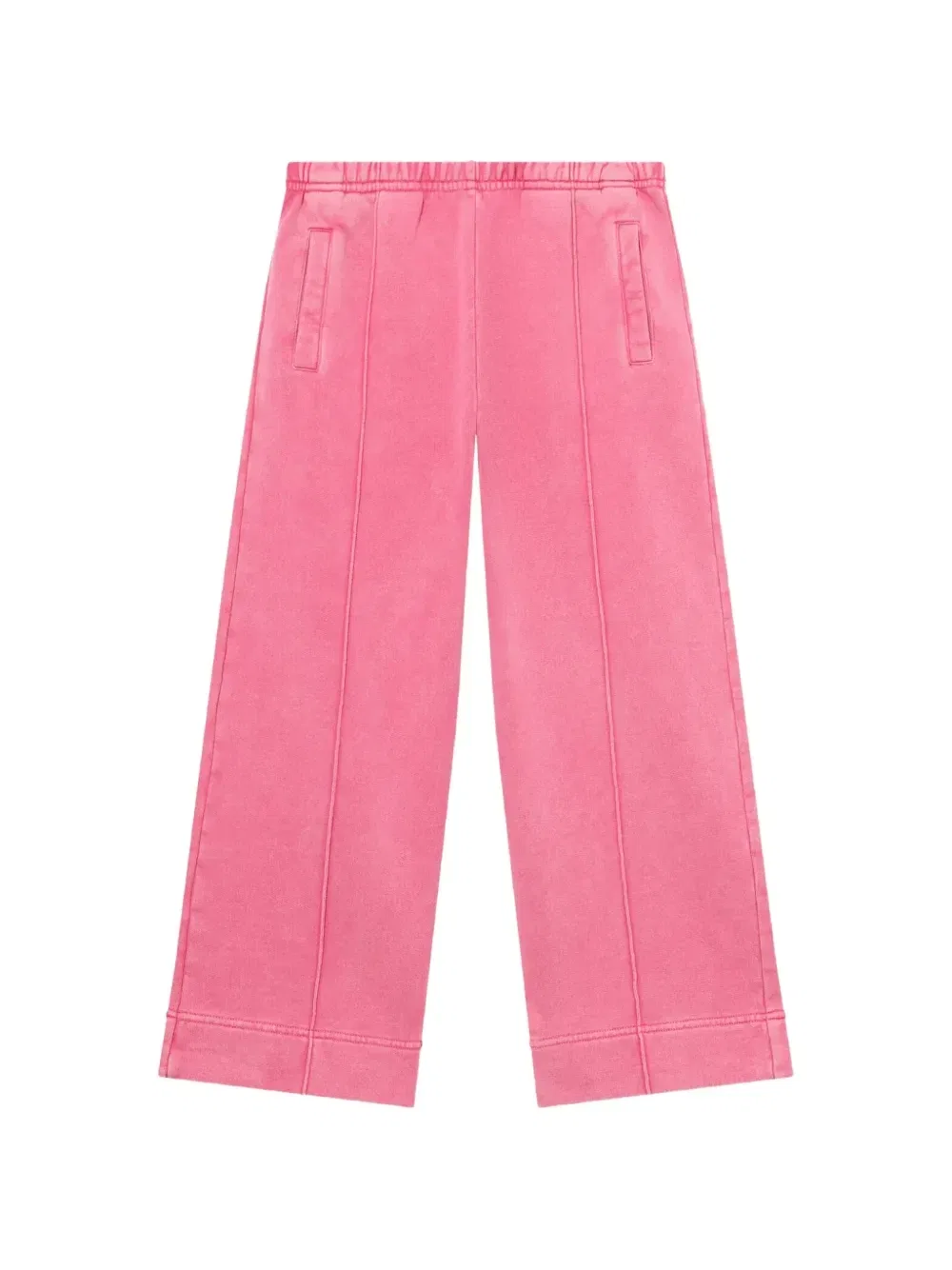 Выцветшие брюки с логотипом Palm Angels Kids, розовый — фото 2