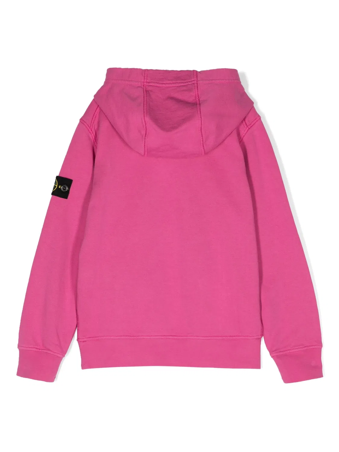 Stone Island Худи с нашивкой Compass розовый — фото 3