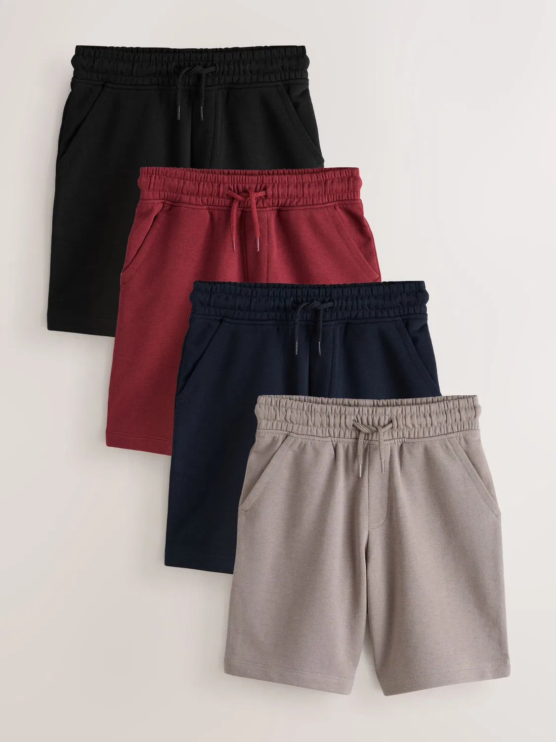 Шорты 4 шт., Regular Fit, Natural/Raspberry/Black/Navy Next