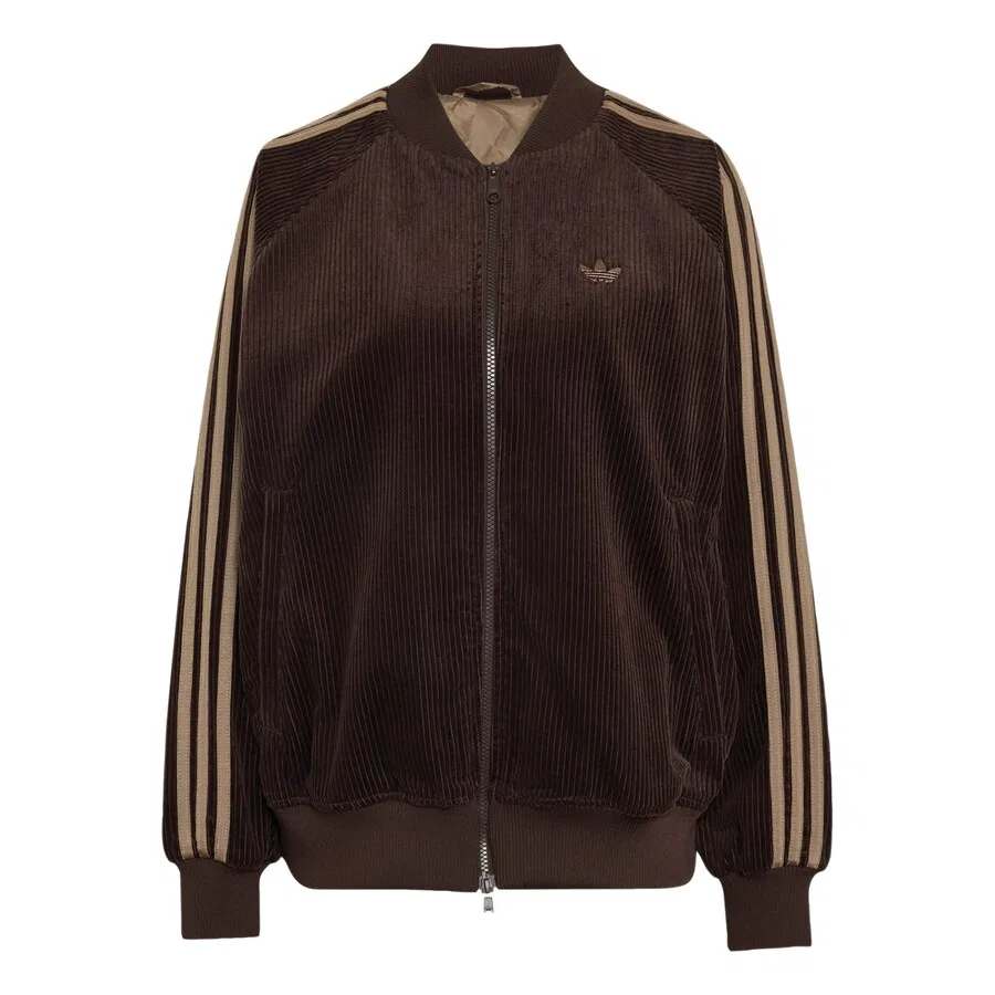 Куртка ADIDAS ORIGINALS Between-Season Jacket 'SST' в коричневом и мокко цветах