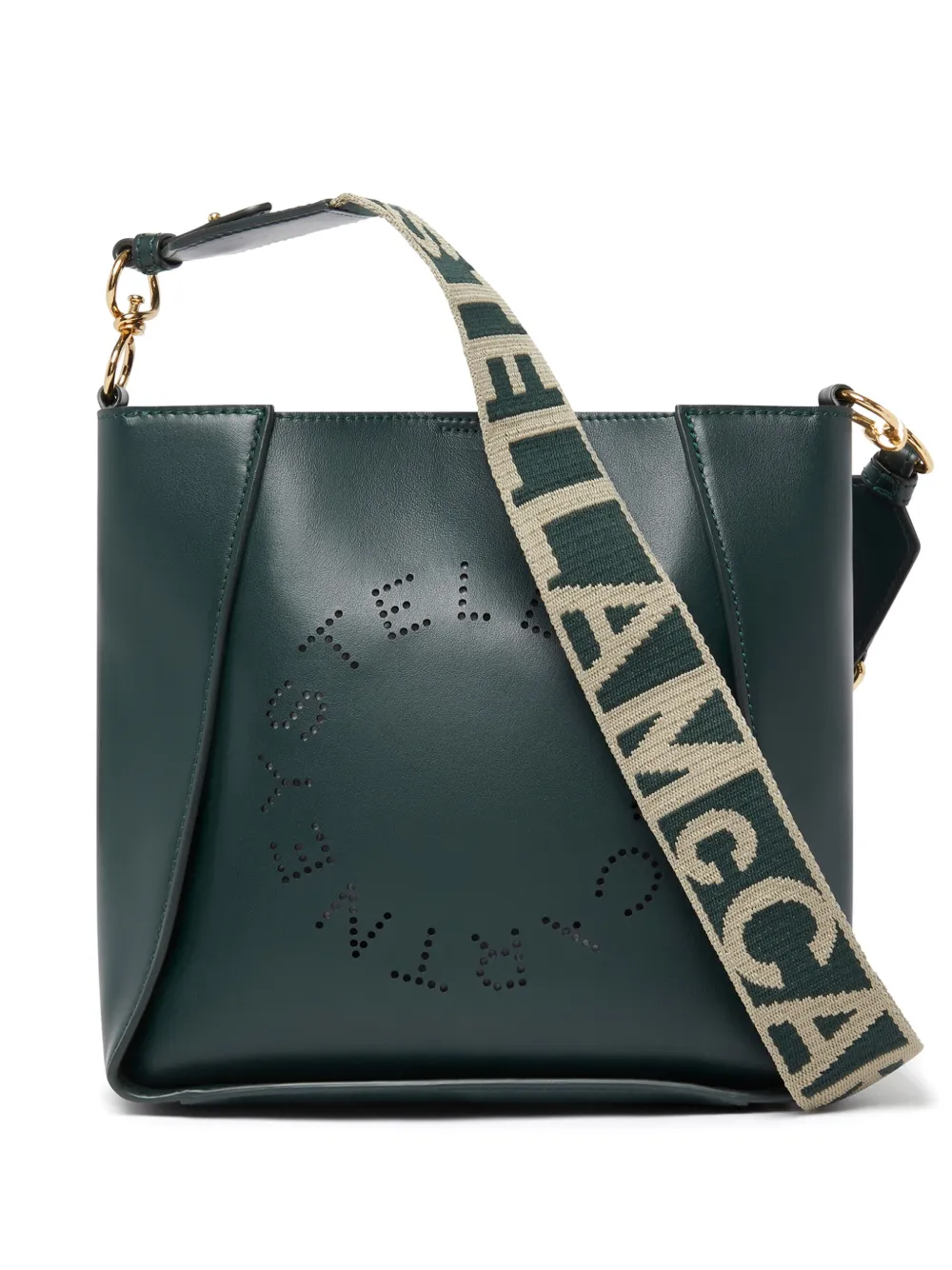 

Мини-сумка через плечо с логотипом STELLA MCCARTNEY, зеленый