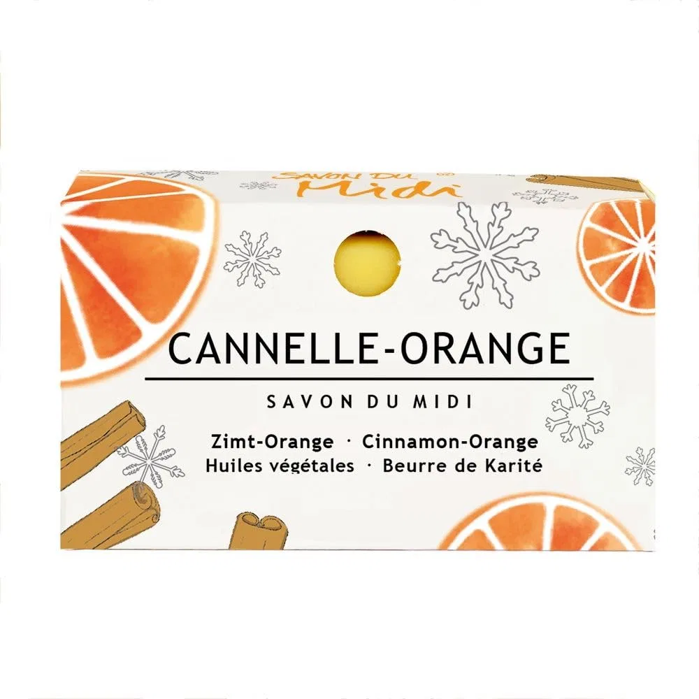 Мыло с маслом Ши, Cinnamon Orange, Savon du Midi, 10 шт., 1000 г