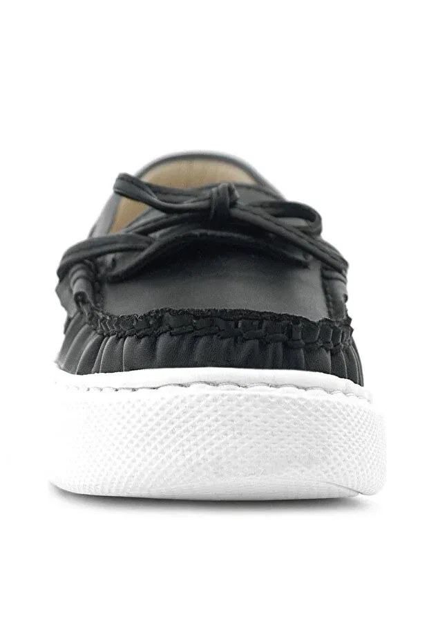 Детские туфли-лоферы для мальчиков из экокожи Black Skin Extra Light Rakerplus, Black — фото 4