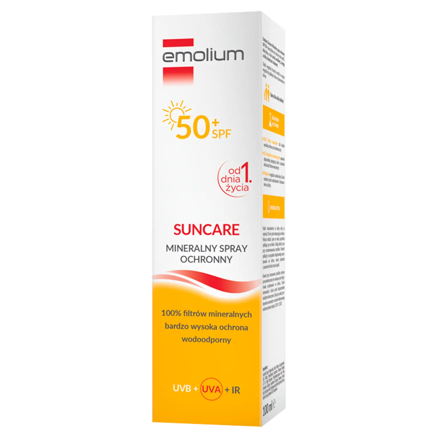 Emolium Suncare минеральный защитный спрей для тела SPF50+, 100 мл — фото 3