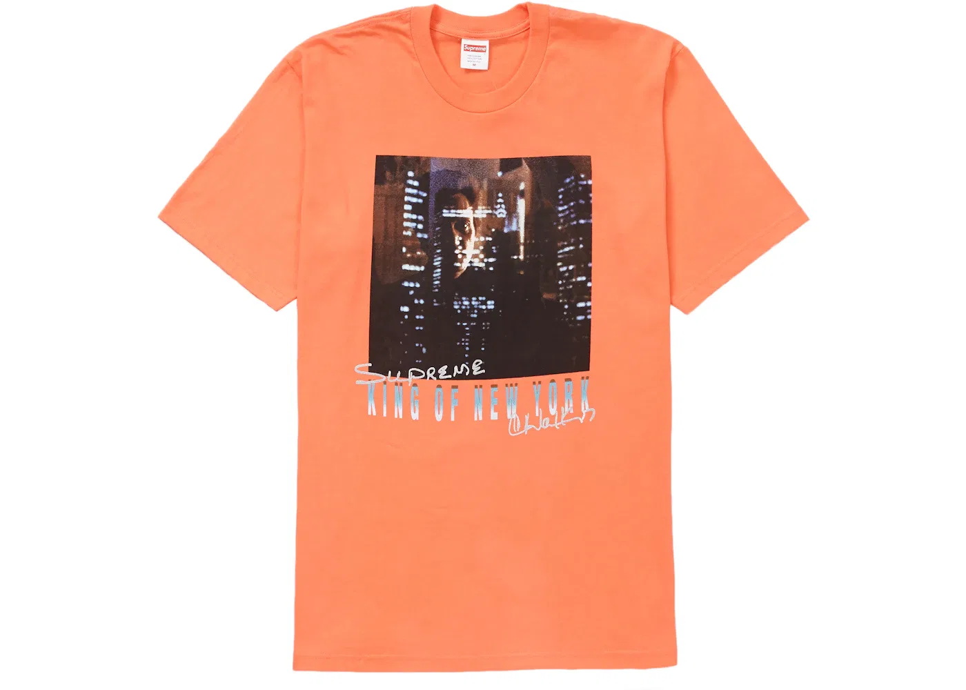 Мужская футболка с принтом King of New York Supreme, Neon Orange
