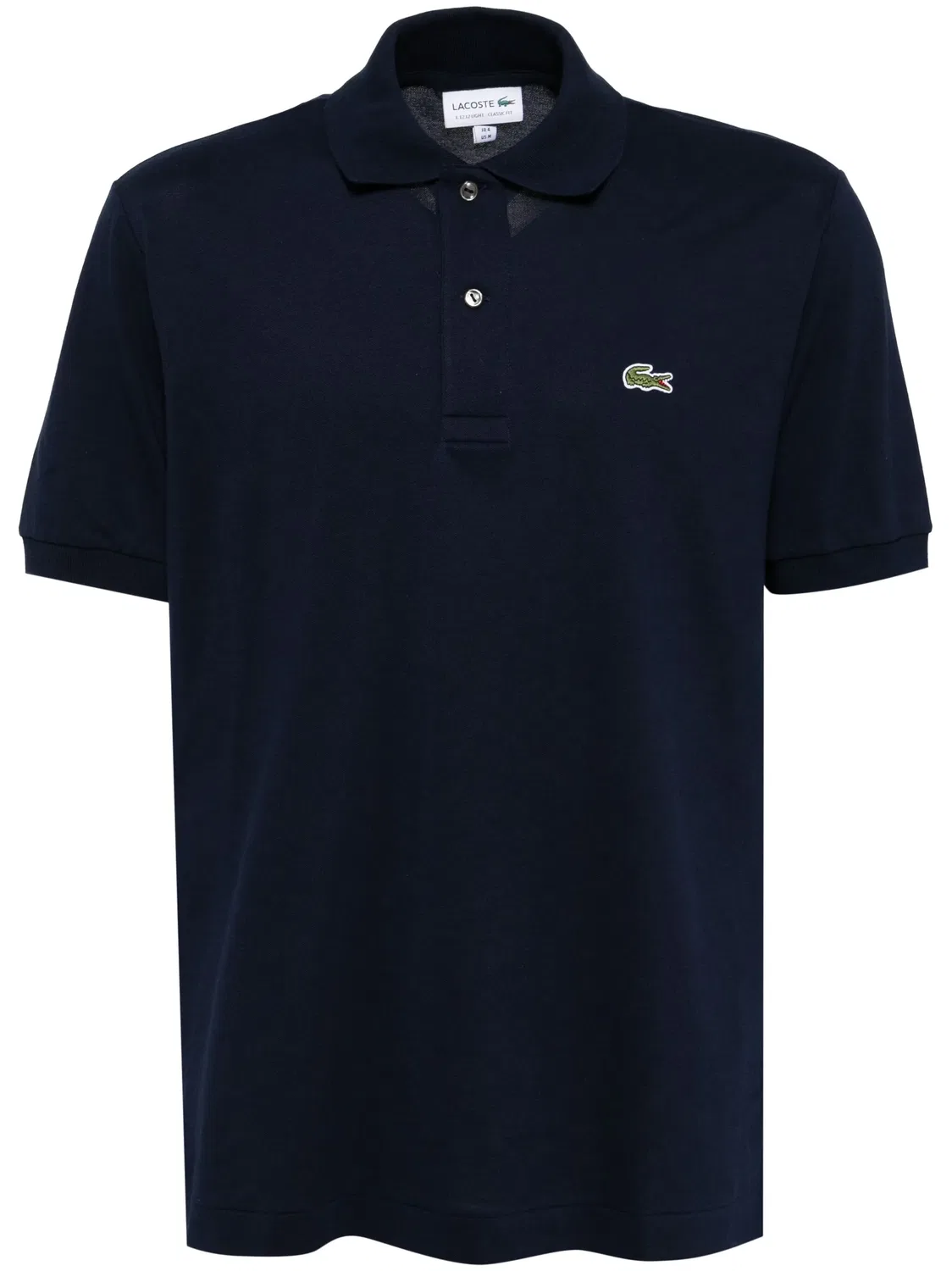Полосатая футболка-поло Lacoste, темно-синий