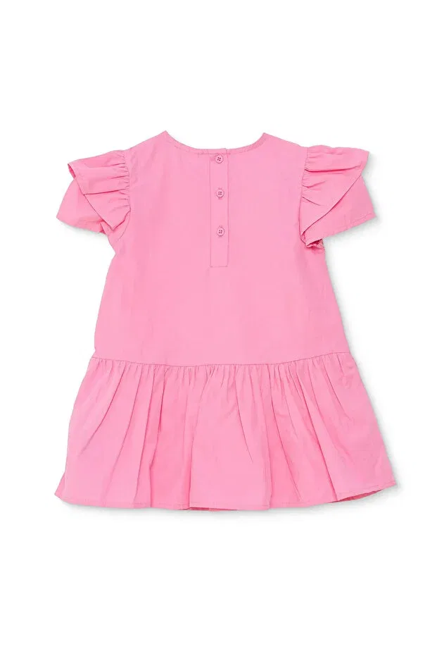 Детское платье для девочек хлопковое Hellobaby flower garden dress Ebebek Hello Baby, Pink — фото 2