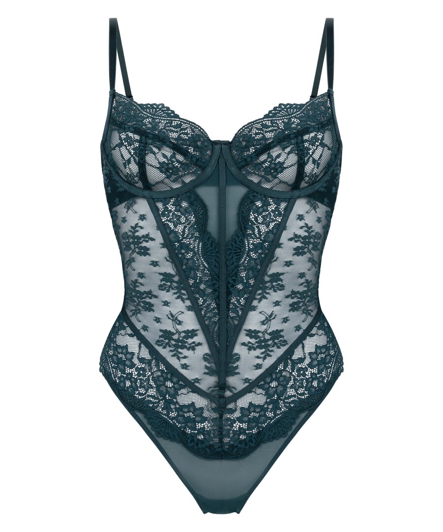 

Боди Hunkemöller Berry, цвет Fir