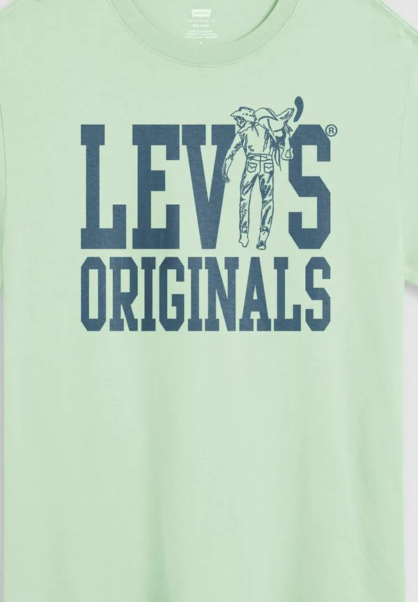 Футболка свободного кроя с принтом Levi'S, Cameo Grey — фото 4