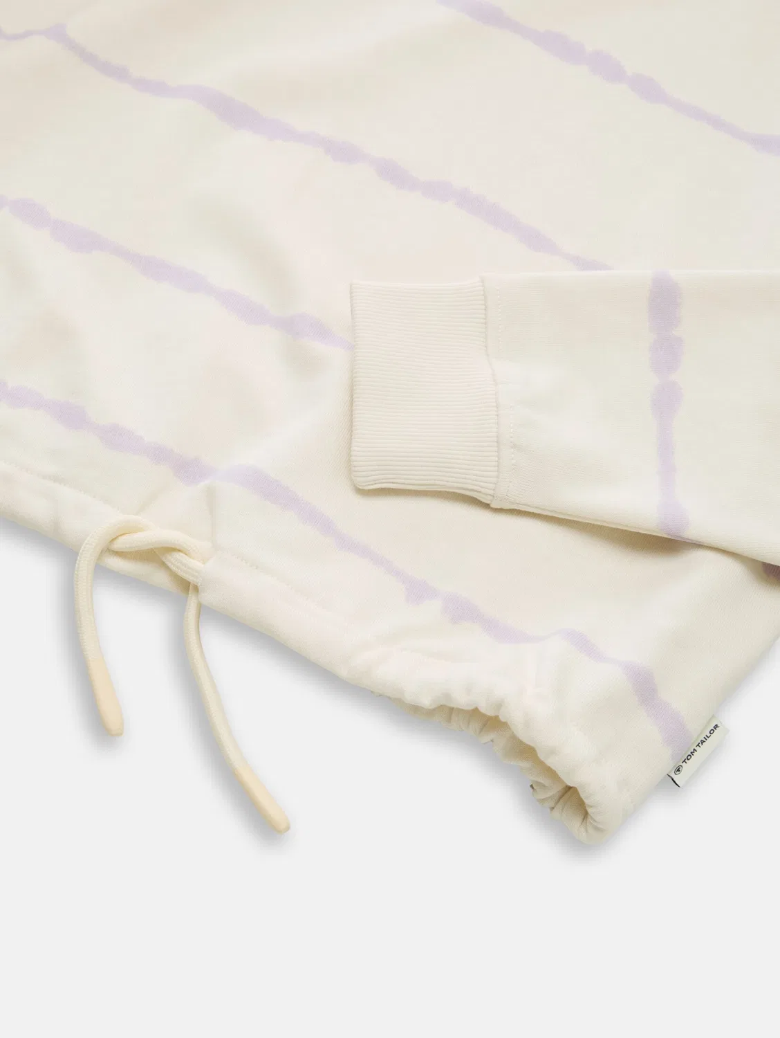 Толстовка Tom Tailor, Beige/Purple — фото 4