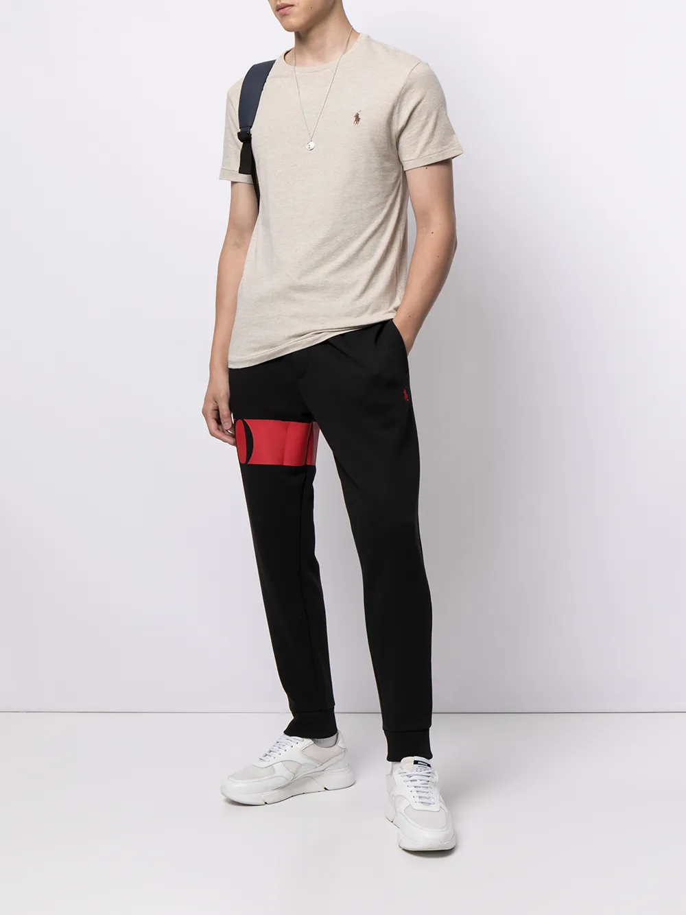 Футболка с вышивкой POLO RALPH LAUREN, нейтральный — фото 2