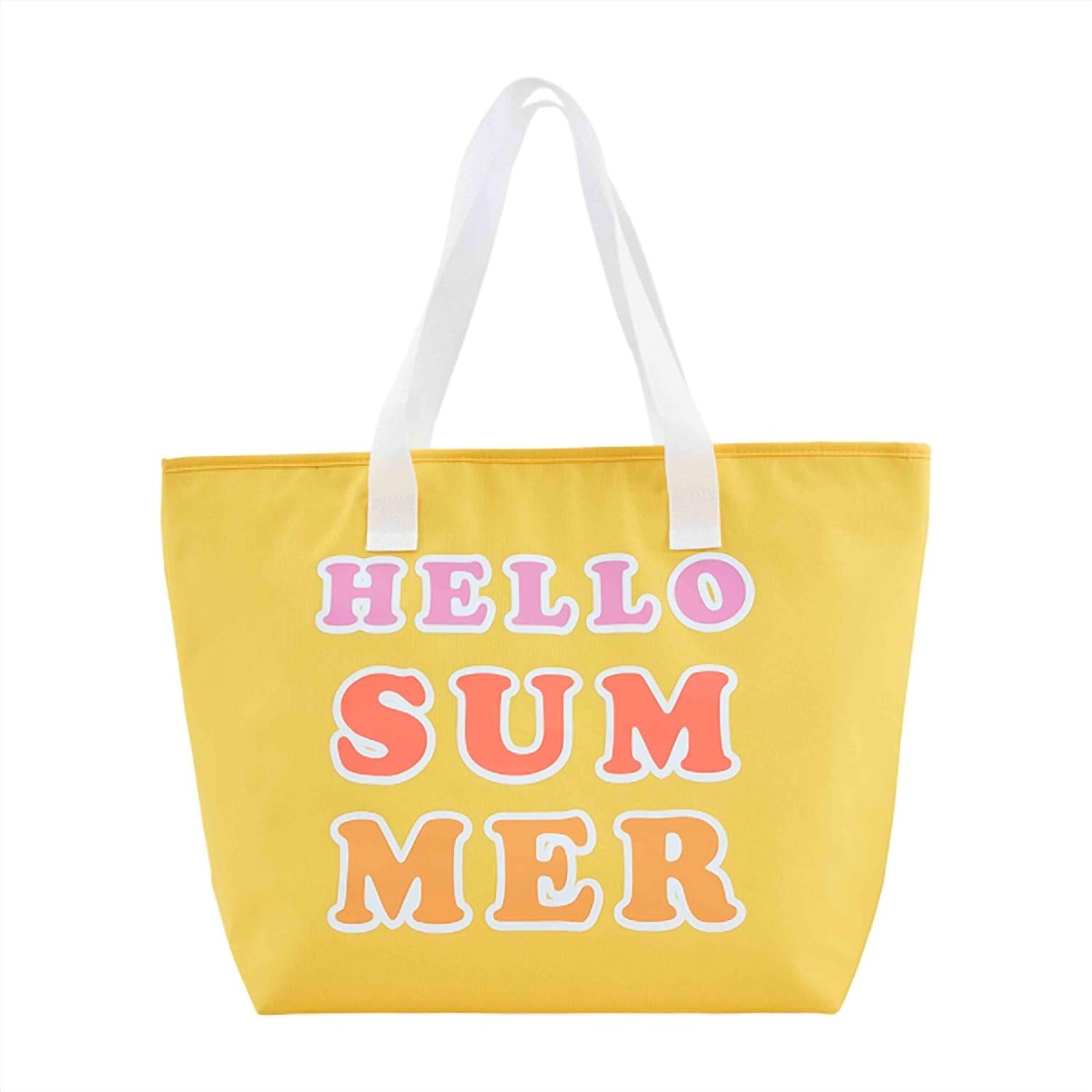 

Женская сумка-холодильник Hello Summer желтого цвета mudpie, Желтый, Женская сумка-холодильник Hello Summer желтого цвета mudpie