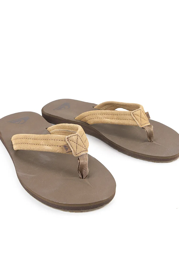 Сандалии-вьетнамки замшевые Carver, модель: Suede Core Quiksilver — фото 2