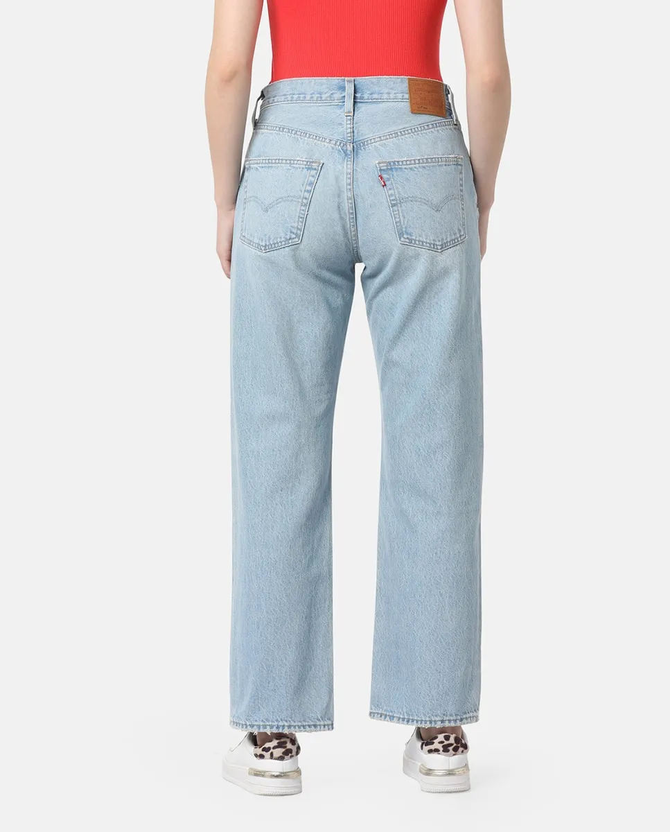 Женские джинсы 501® 90-х годов длиной до щиколотки Levi's, голубой — фото 3