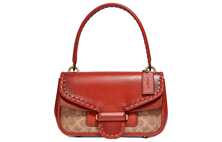 

COACH Кожаная сумка через плечо с клапаном