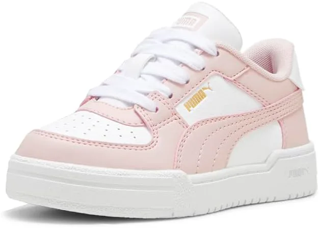 Детские кроссовки PUMA для мальчиков Ca Pro Classic на шнуровке, повседневные - розовые, белые, белый/сиреневый — фото 3