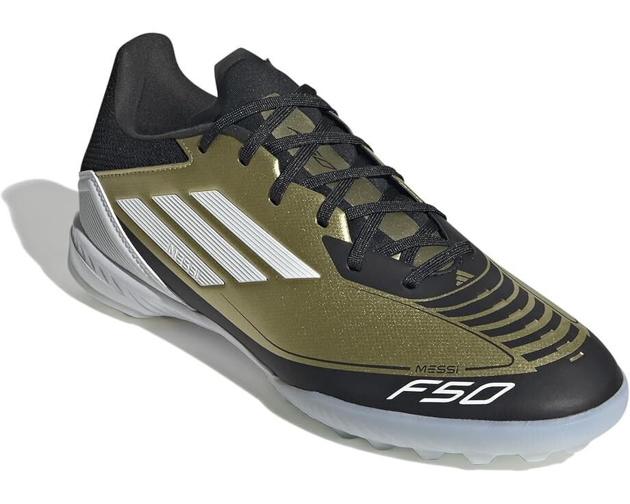 

Кроссовки adidas F50 League Turf Messi, цвет Gold Metallic/White/Black