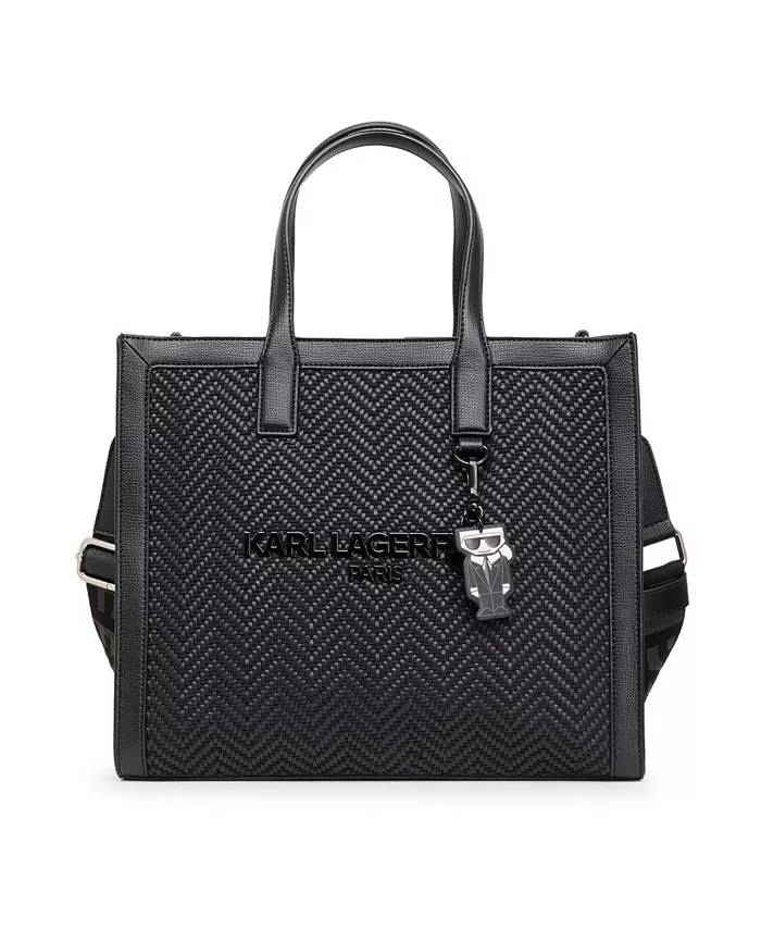 

Сумка-тоут Nouveau Medium KARL LAGERFELD PARIS, черный