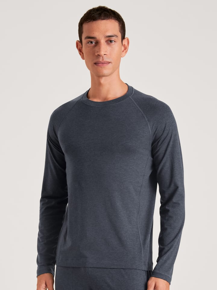

Лонгслив Calida Shirt, антрацит