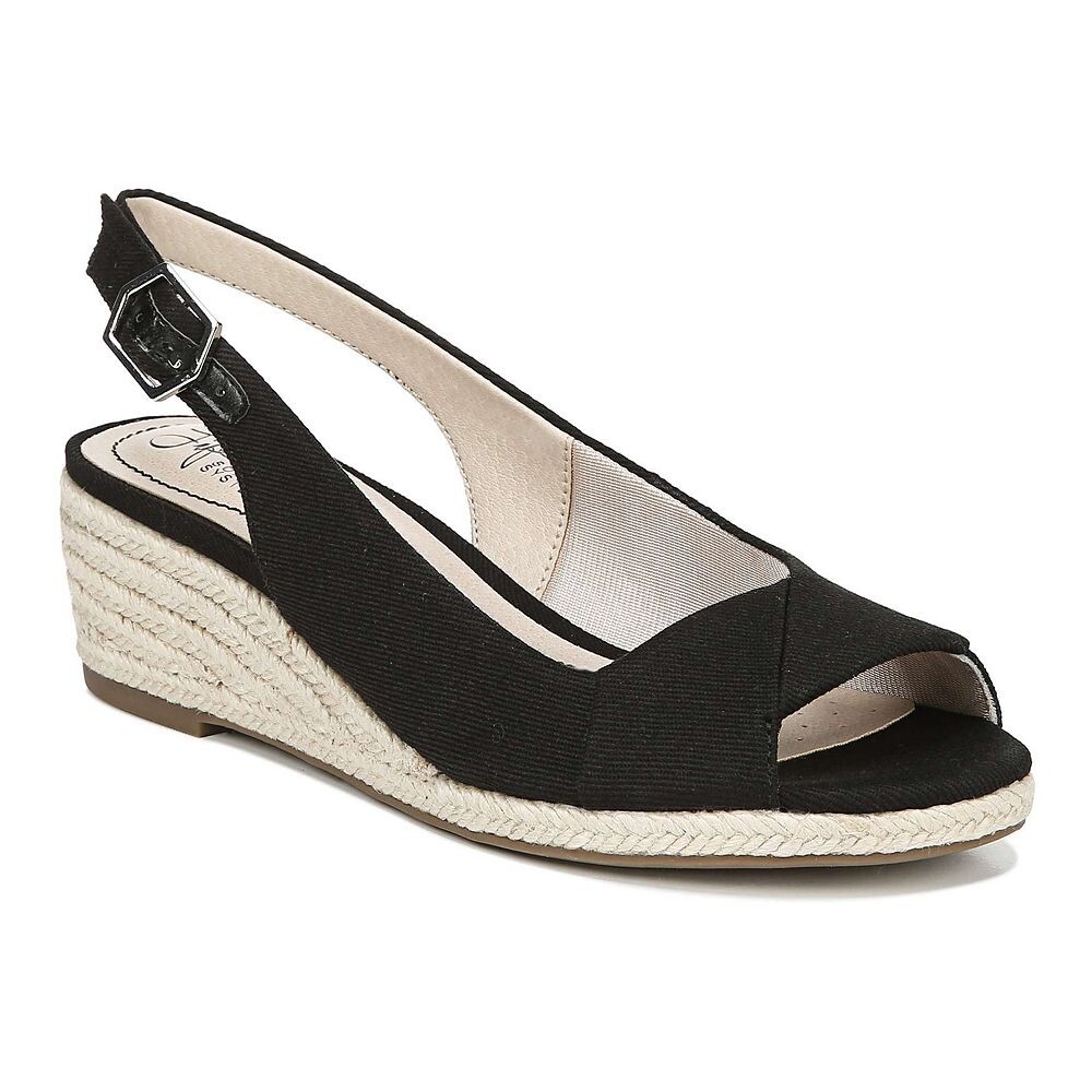 

LifeЖенские босоножки на танкетке Stride Socialite LifeStride, черный