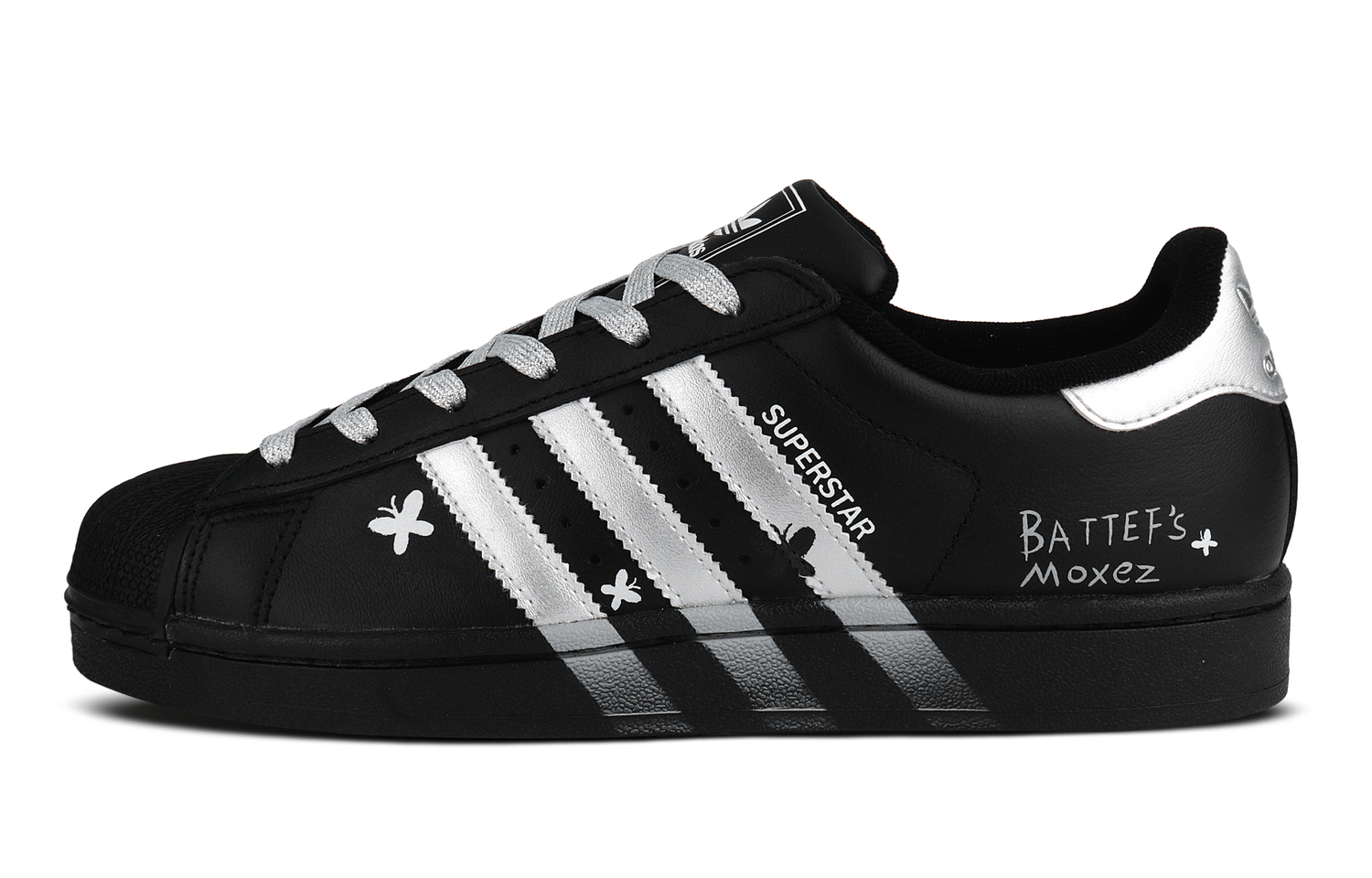 

Кроссовки для скейтбординга Superstar 2 для детей младшего школьного возраста Adidas Originals, черный