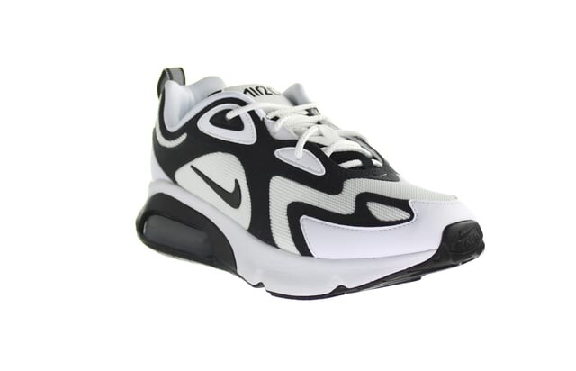 Синтетические женские кроссовки Air max 200 со шнуровкой из мультикеля at6175 104 Nike, черный — фото 2