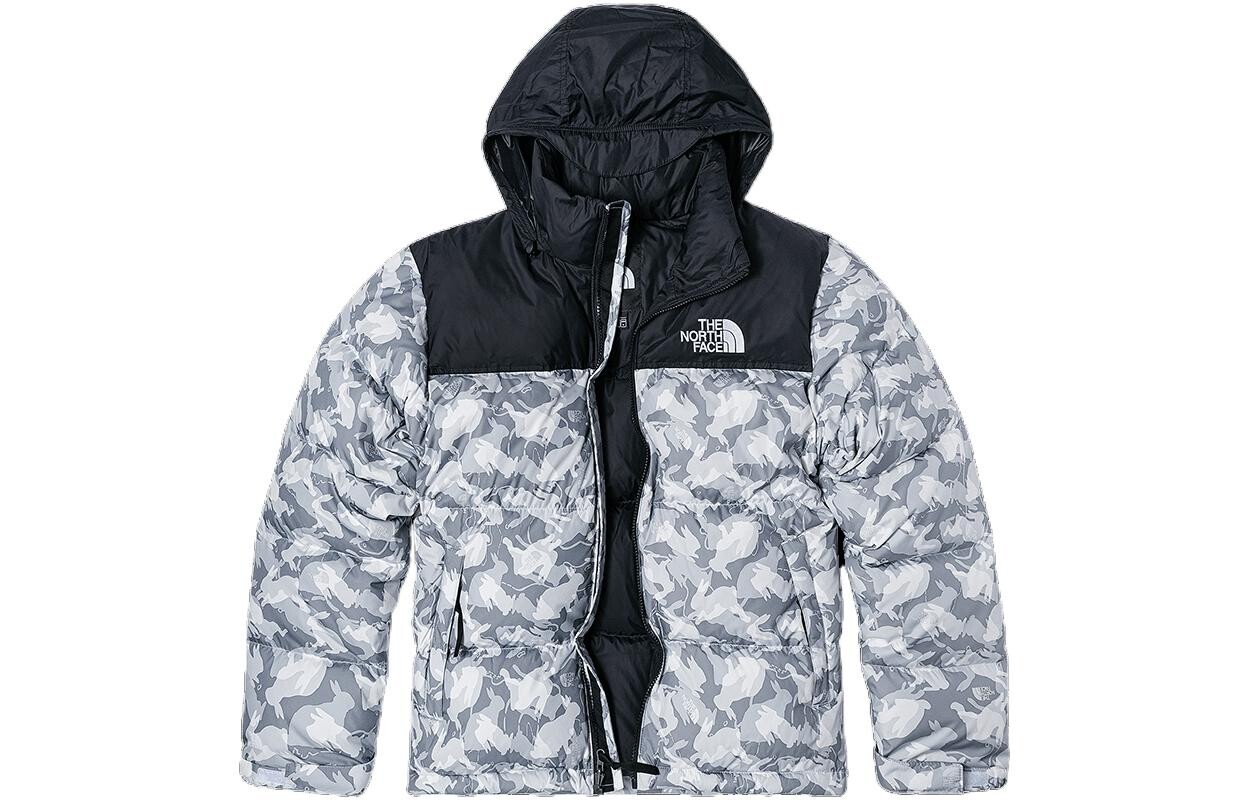 

Коллекция CNY 2023 Пуховик унисекс серый The North Face, серый