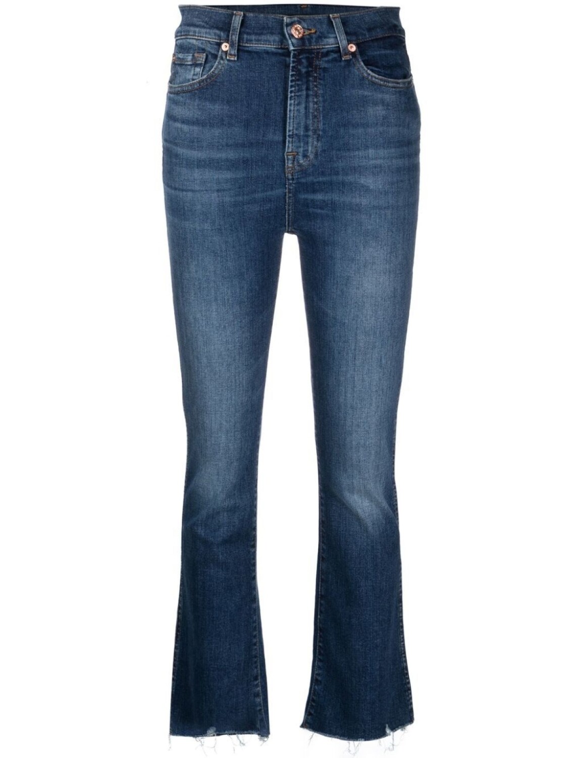 

7 For All Mankind укороченные джинсы, синий