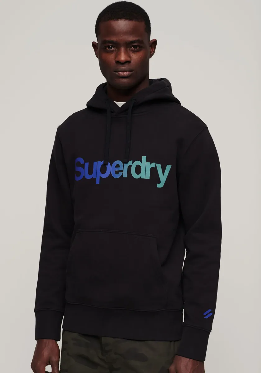 

Толстовка с капюшоном Superdry "CORE LOGO LOOSE HOOD", черный