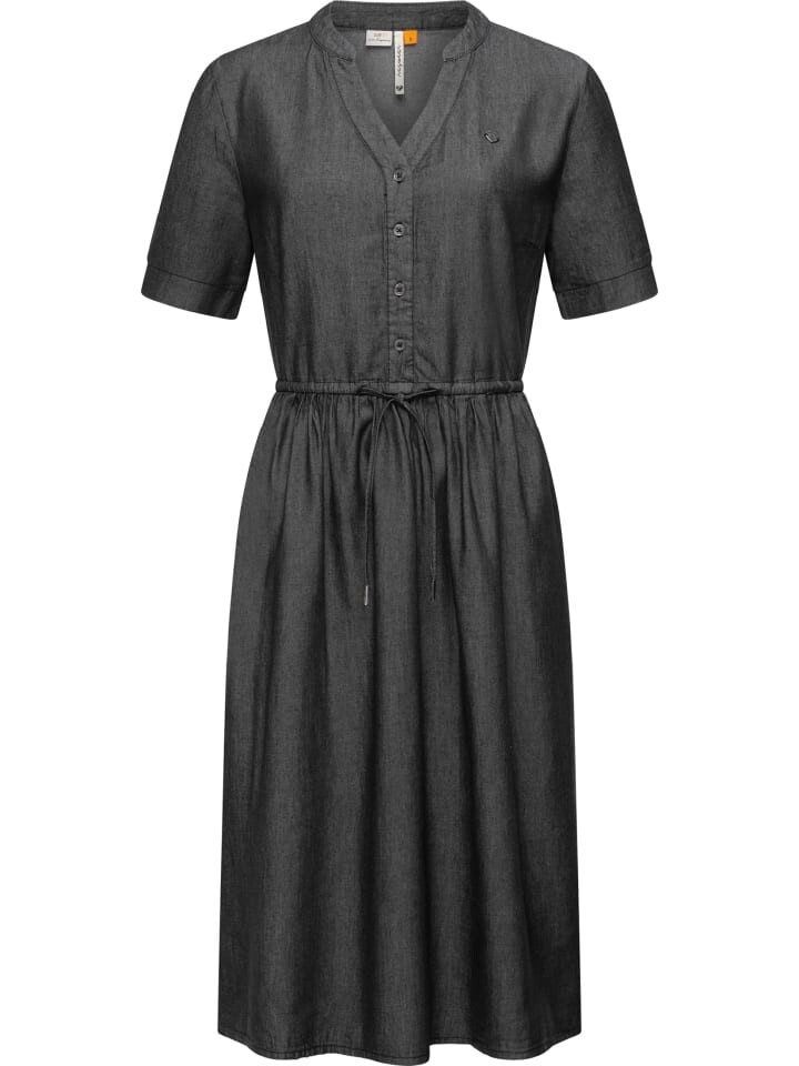 

Короткое платье ragwear Shirt Casarea Denim, черный