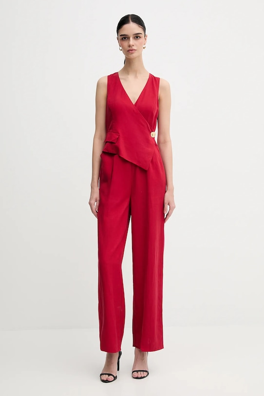 

Комбинезон с добавлением льна Pedro Del Hierro, красный