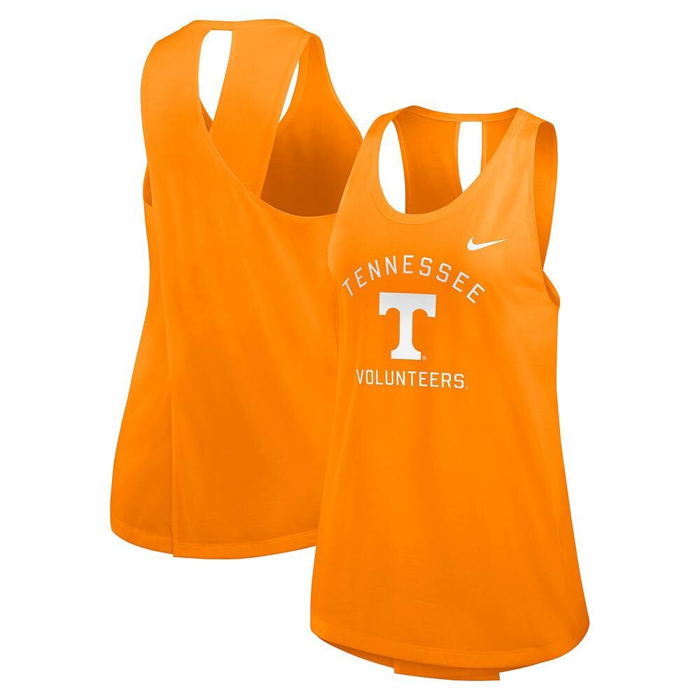 

Женская майка с открытой спиной Nike Tennessee Orange Tennessee Volunteers Primetime, цвет Ten Orange