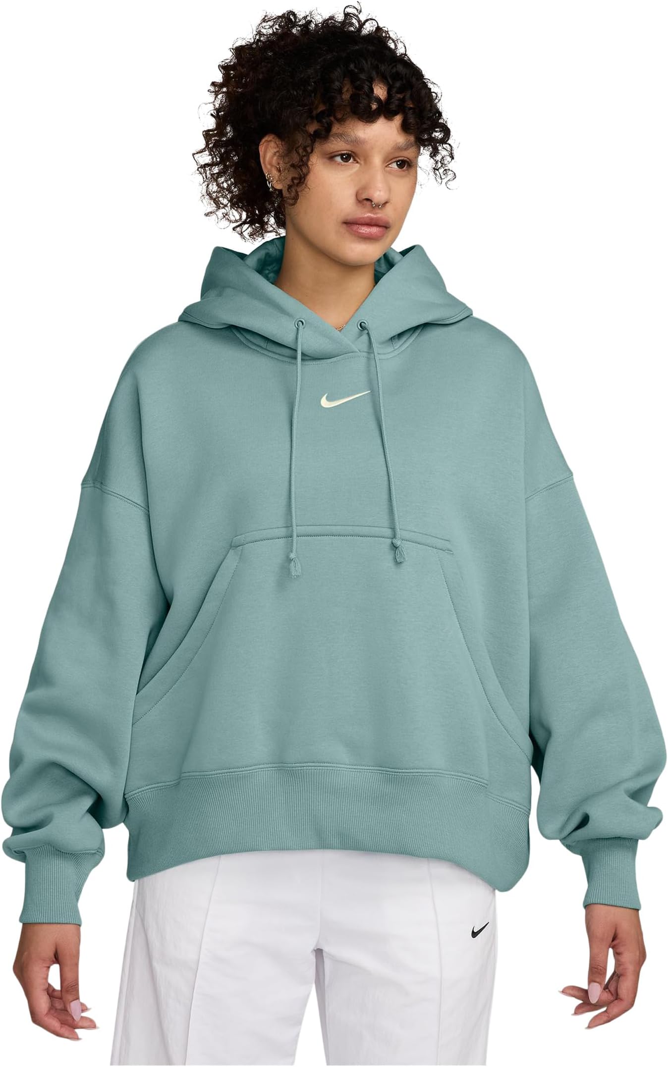 

Женская спортивная одежда Phoenix Fleece Oversize-пуловер с капюшоном Nike, Cannon/Sail