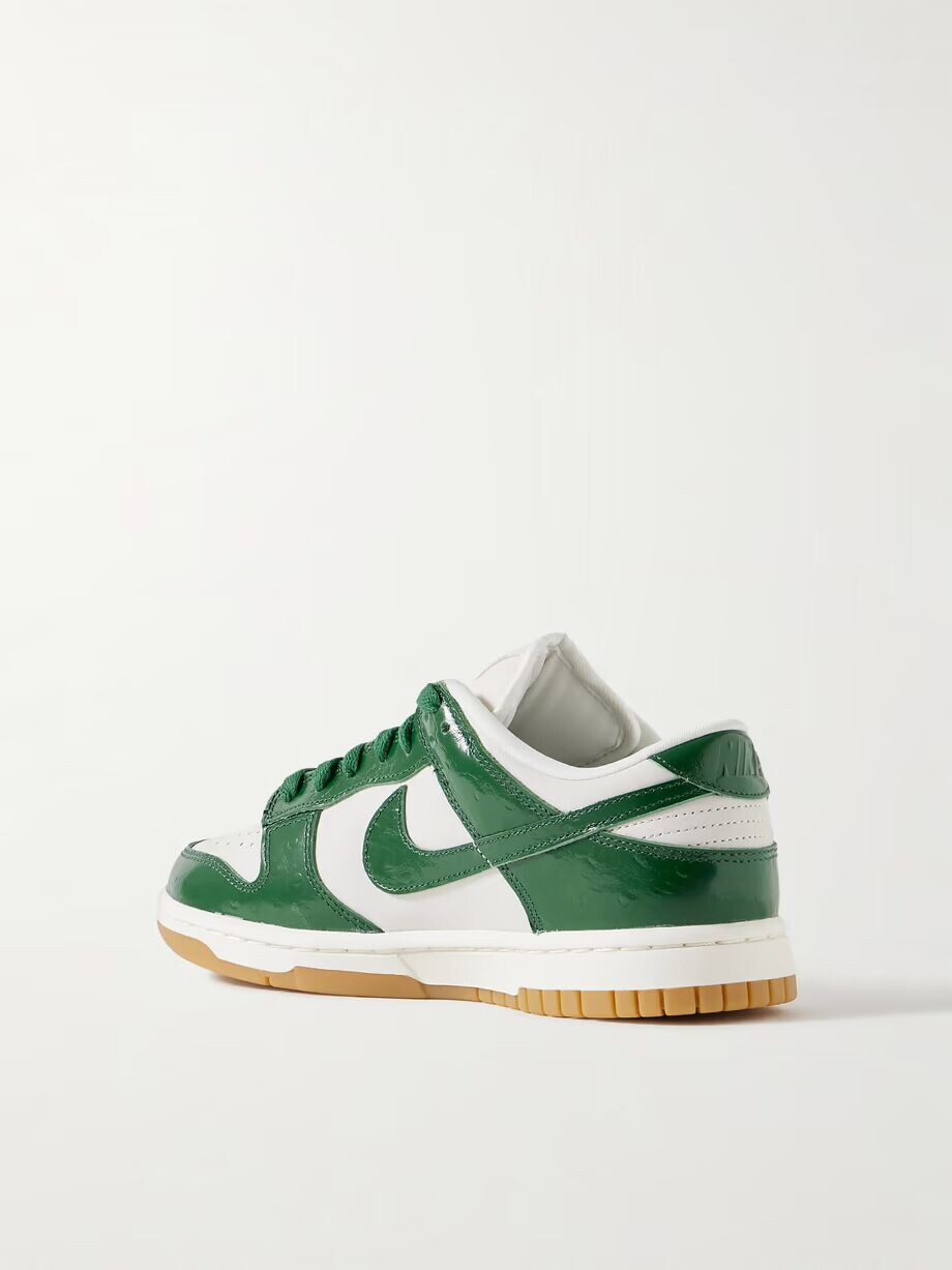 Кроссовки Dunk Low LX NBHD из фактурной и гладкой кожи Nike, зеленый — фото 3
