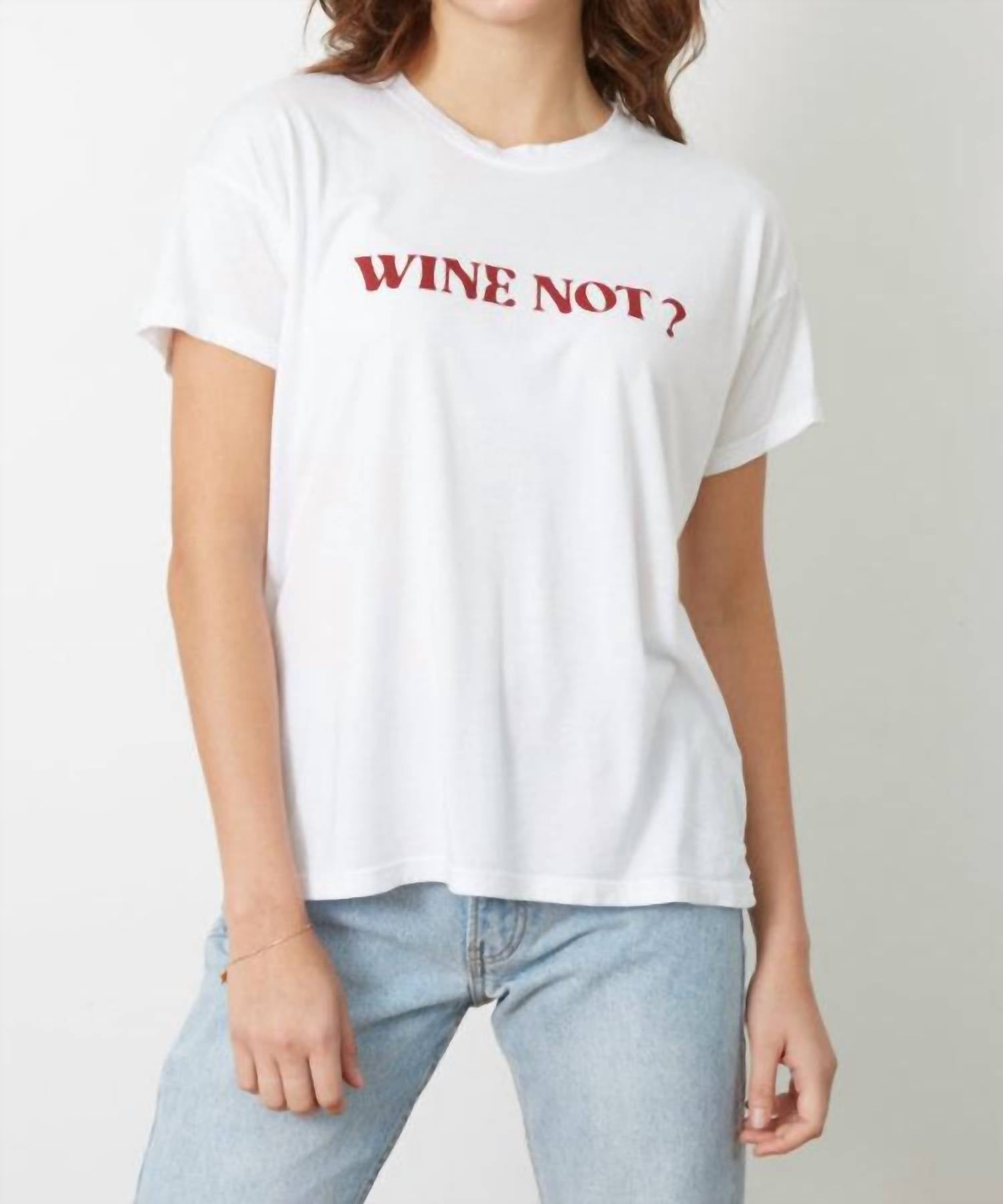 

Футболка женская good hYOUman, цвет wine not