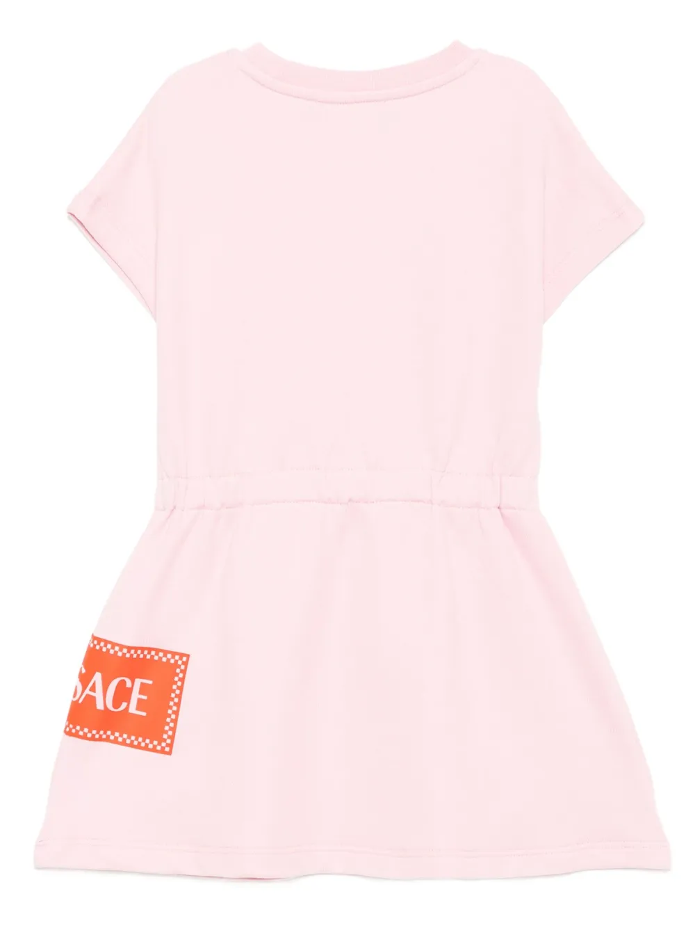 Платье-толстовка с логотипом Versace Kids, розовый — фото 2