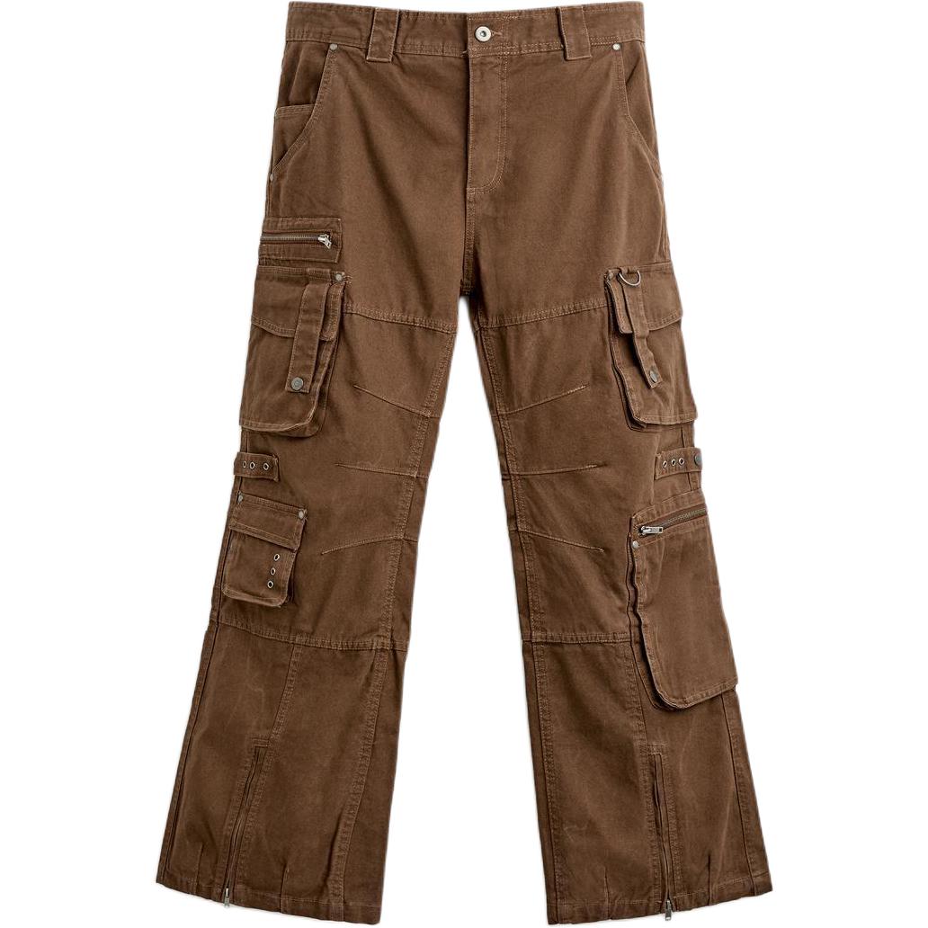 

Брюки карго мужские коричневые ZARA