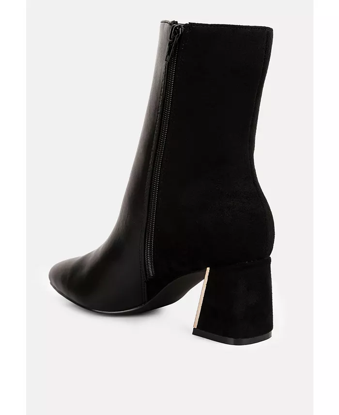 Женские высокие ботинки Desire Suede с задней панелью London Rag, черный — фото 3