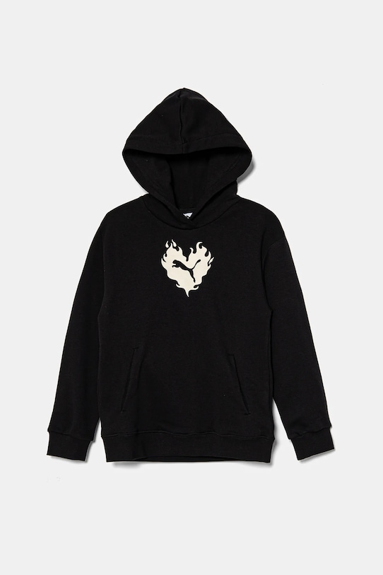 

Хлопковая худи Flaming Love Hoodie TR Puma, черный