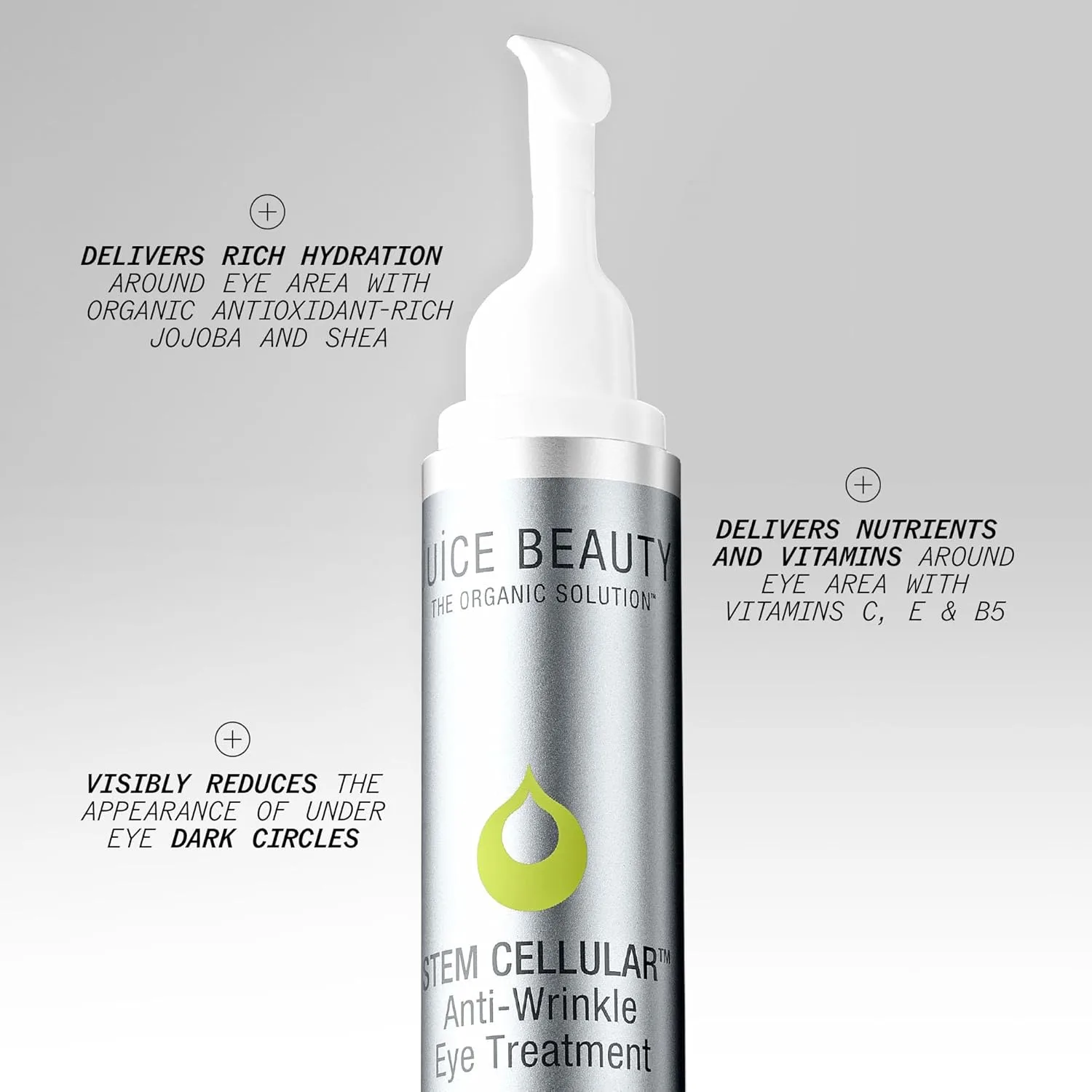 Juice Beauty Stem Cellular антивозрастной крем для глаз 15 мл, уменьшает морщины и темные круги, vegan, cruelty free — фото 3