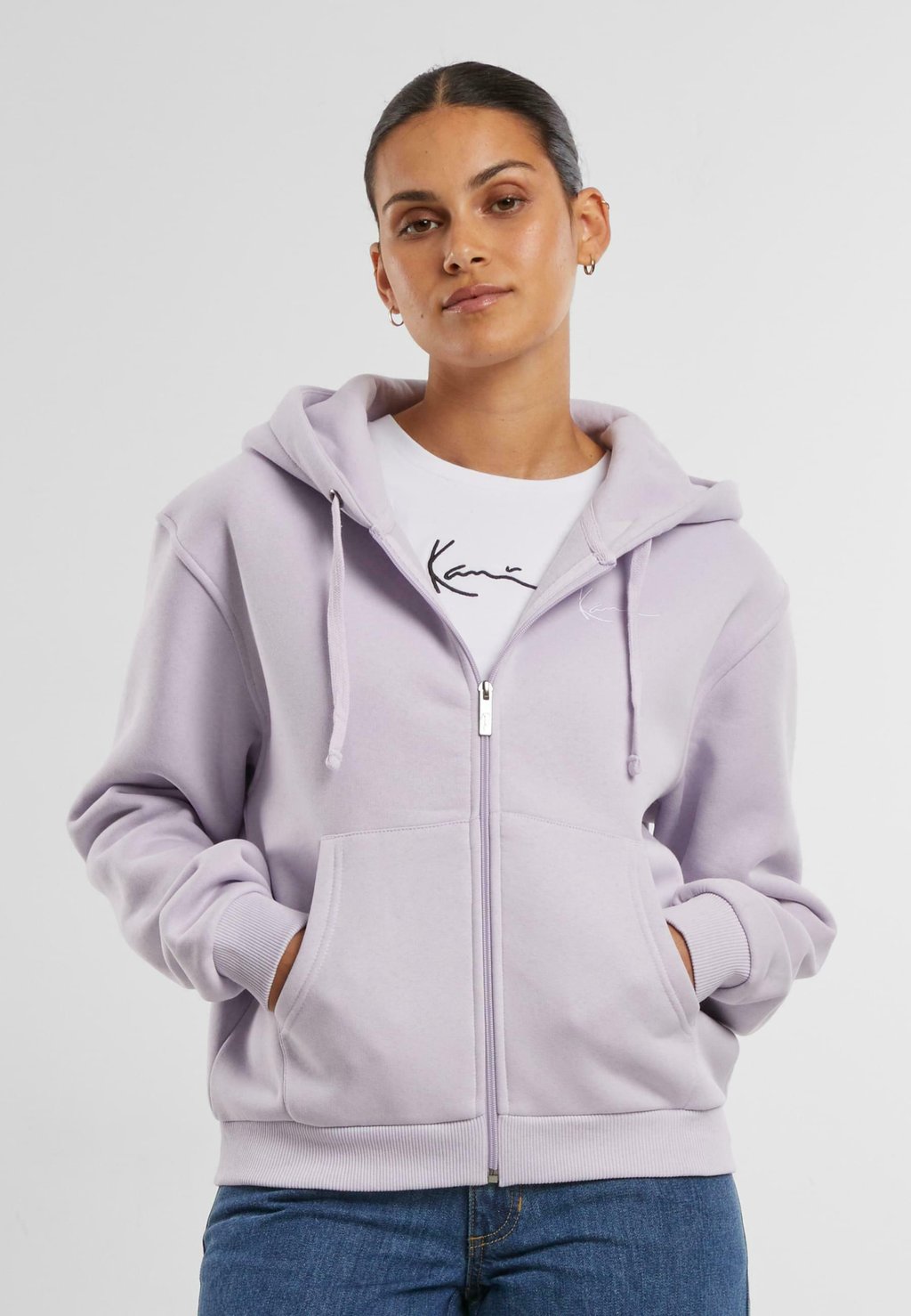 

Толстовка на молнии KK CHEST SIGNATURE ESSENTIAL Karl Kani, фиолетовый