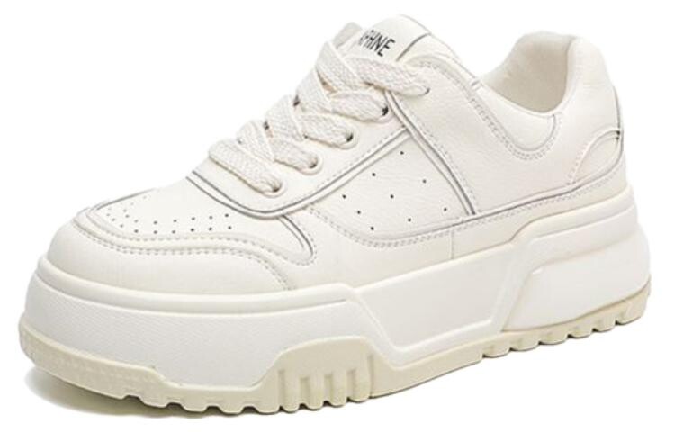 

Кеды DAPHNE Skateboard Shoes Women's Low-Top, бежевый/черный