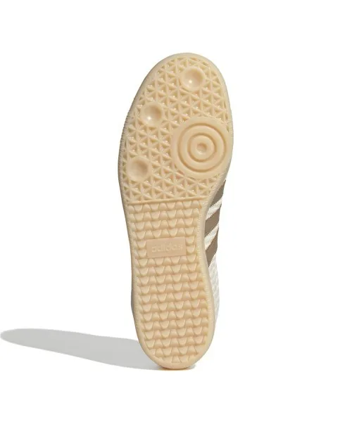 Унисекс кроссовки из хлопка adidas Originals SAMBA OG бежевые — фото 3