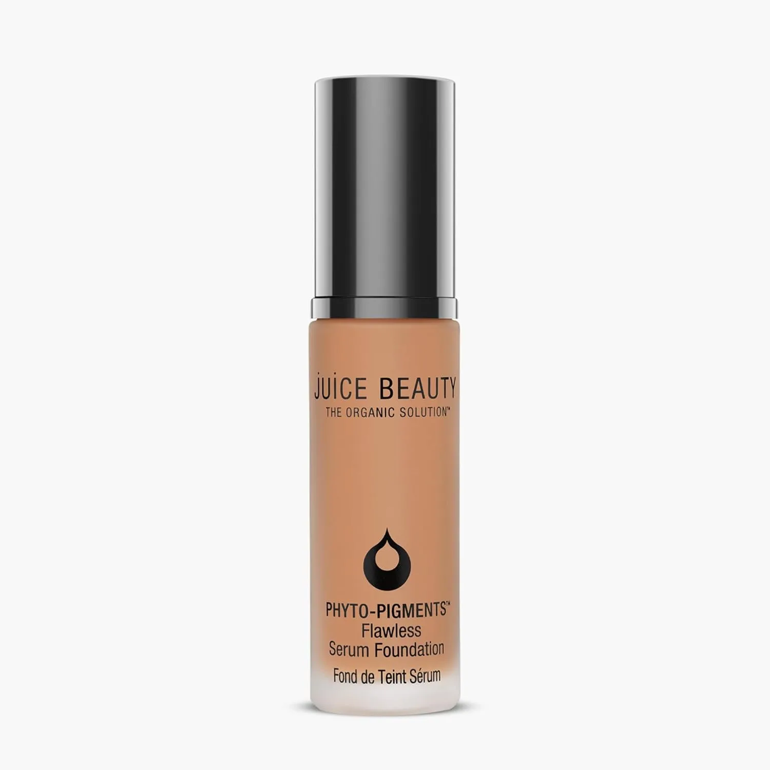 Тональная сыворотка Juice Beauty Phyto-Pigments Flawless Serum Foundation, оттенок 15 Rosy Sand, 30 мл, среднее и полное покрытие, маскирует морщины и поры, веган, 15 Rosy Sand