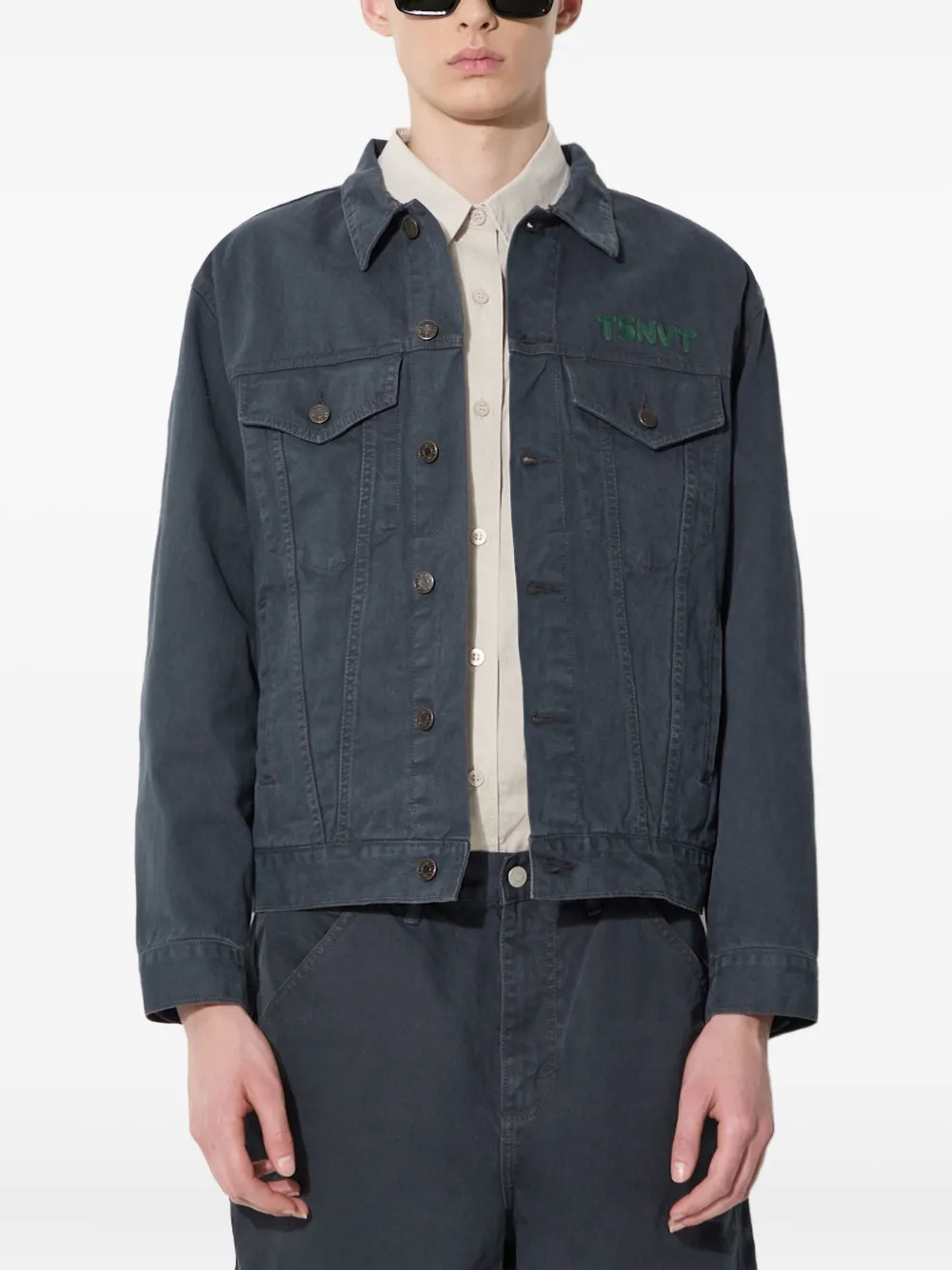 

Джинсовая куртка на пуговицах This Is Never That, серый