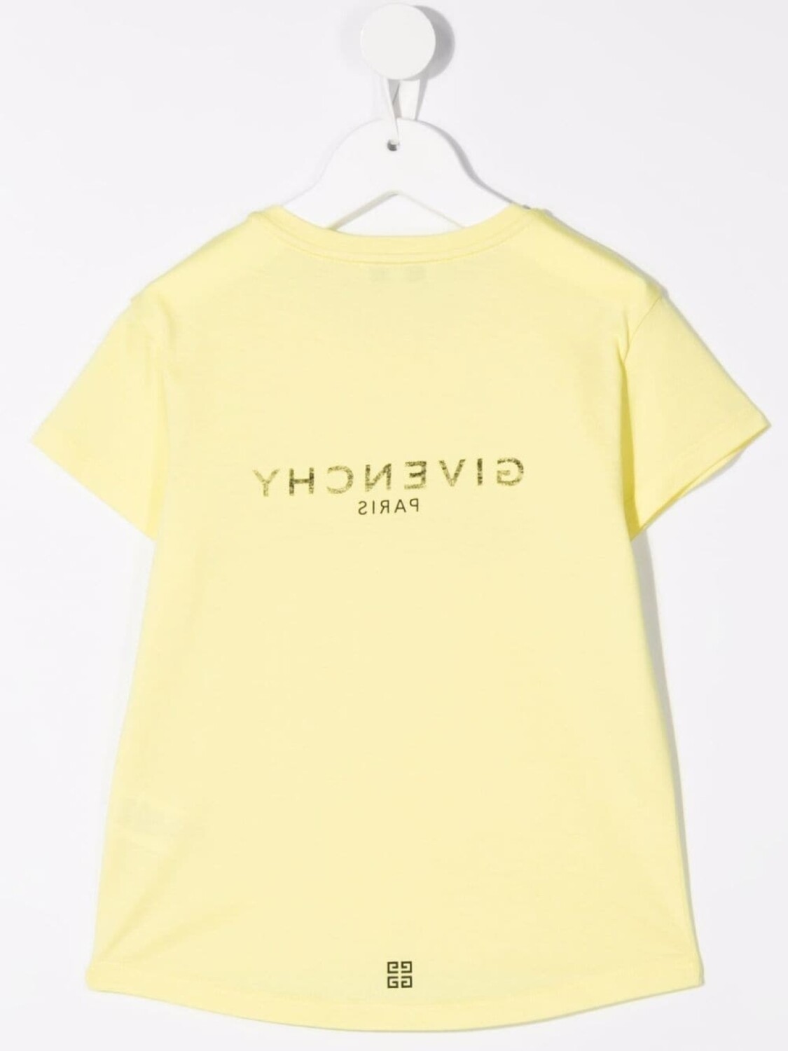 Givenchy Kids футболка с блестками, желтый — фото 2