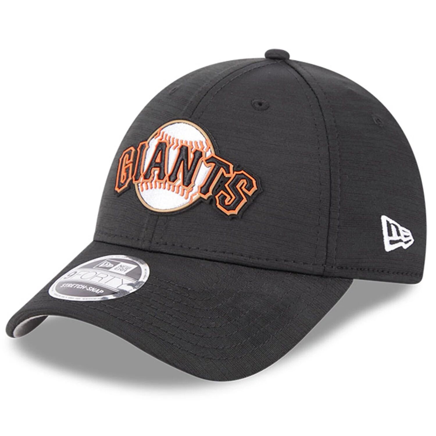 

Мужская черная кепка New Era San Francisco Giants 2023 Clubhouse 9FORTY Snapback